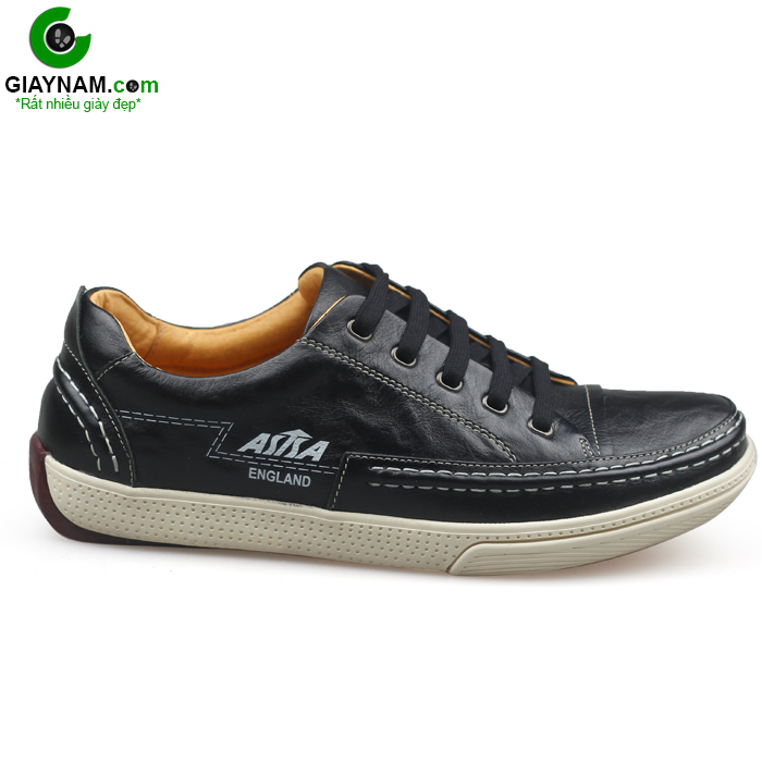 Giày da nam màu đen xuất khẩu Anh quốc;Asisa BD181D1